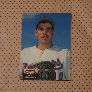 Gerald Alexander #185 Baseball Card